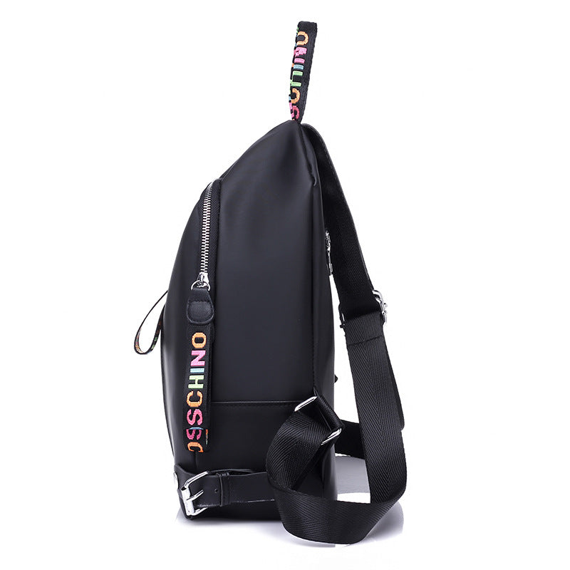 Stitching Waterproof Fashion Backpack