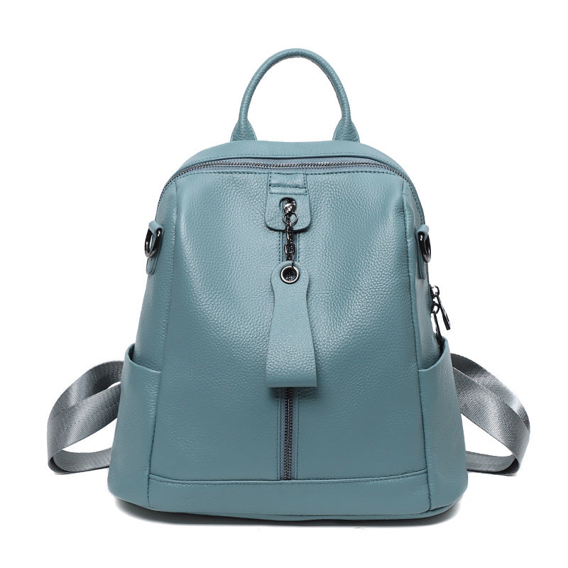 Ladies Leather Travel Backpack